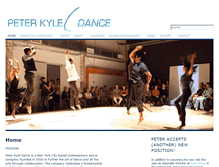 Tablet Screenshot of peterkyledance.org